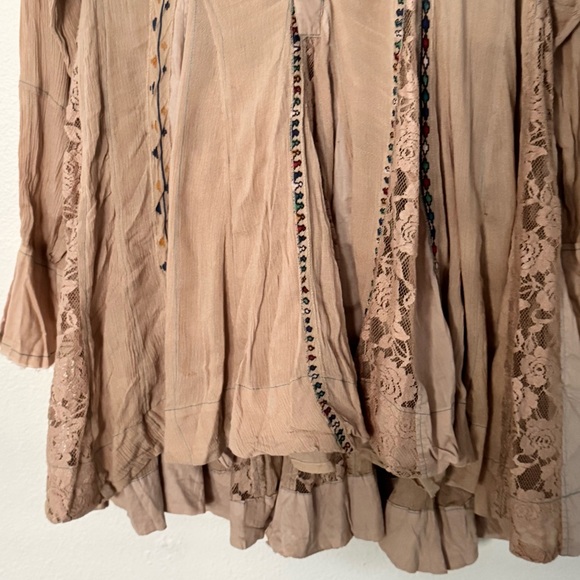 Free People One embroidered lace mini dress size XS - Picture 3 of 7